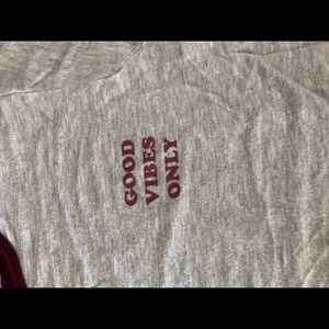 PacSun Tops - Pacsun - Good Vibes Only Shirt / Like New PacSun Tops - Pacsun - Good Vibes Only Shirt / Like New